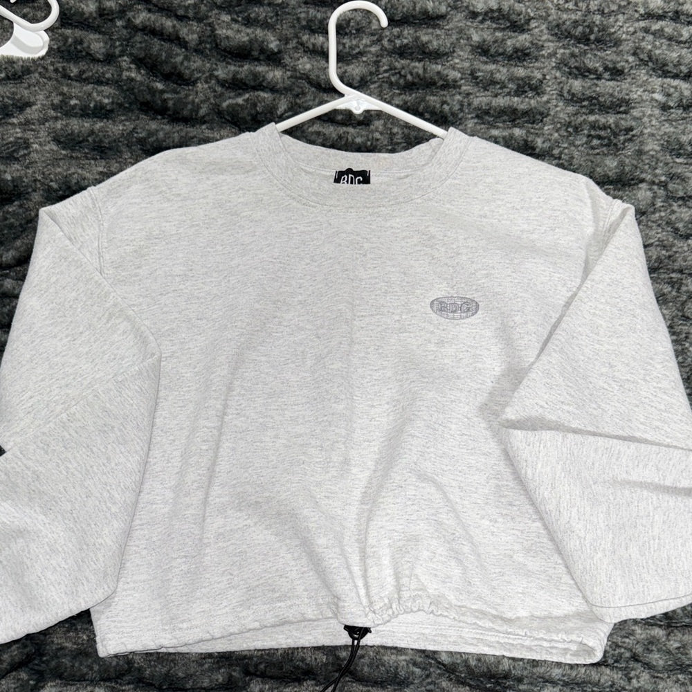 BDG Gray Slightly Cropped Sweatshirt